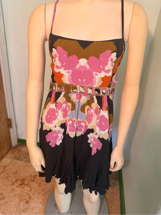Free People Dresses & Skirts - Free People Pink Floral-Print Tank Dress
